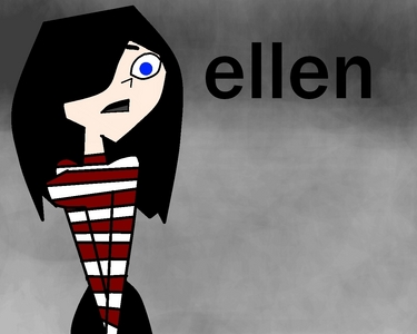  Name:ellen Age:16 Bio:has twin brother name edgar both troble makers and pertends there innocent and do bad stuff at aftermath Personality:Sweet,Innocent(sometimes),emo Crush:cody Enemies:courtney,heather,beth Friends:gwen,duncan,trent,and cody Pic: