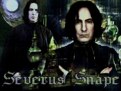  I am Snape پرستار so of course the Potions Master and Headmaster (only a short time I know) Severus Snape