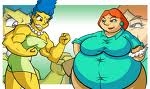  look, here none!! none at all who would have yellow skin with blue hair and a winy voice? lois,not in fashion for starters green chemise tan pants and rose shoes see what i meen? that is not refreshing
