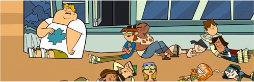  [url=http://totaldramaisland.wikia.com/wiki/Celebrity_Manhunt%27s_Total_Drama_Action_Reunion_Special]Celebrity Manhunt's Total Drama Action Reunion Special[/url]. They fall asleep whilst waiting for Geoff to return with help.