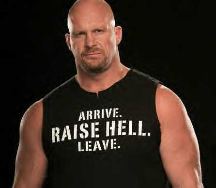  the bottem line because = STONE COLD = berkata so has to be STONE COLD STEVE AUSTIN