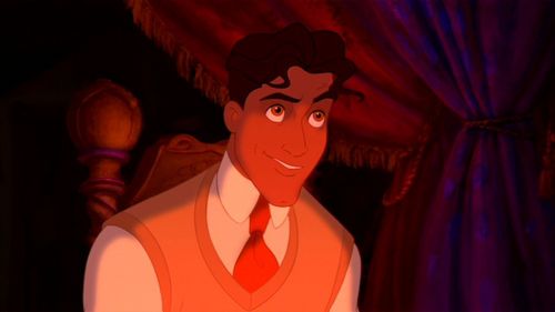  I abssoutly 爱情 Naveen! I think he is so handsome, and I 爱情 his accent! I also think he is very funny too! He my most 最喜爱的 prince and leading male charcter besides John Smith. They are both tied as my most favorites! Anyways I absoutly 爱情 the movie as well! I saw it twice in theaters and now I have the movie, I constanly watch like Pocahontas! They are both my most 最喜爱的 迪士尼 电影院 ever!
