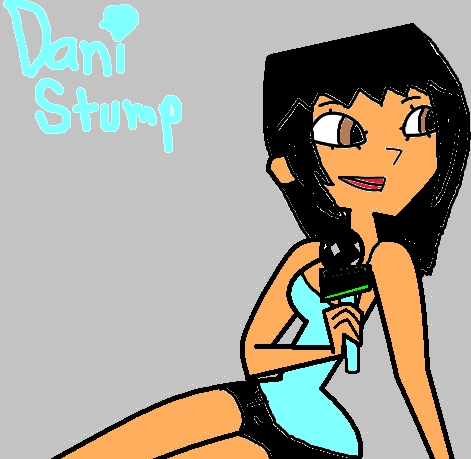 Can u make Dani Stump in zwinky form?......btw she's very hot.......extremely hot.....and she's wearing a tanktop that's showing her...........u know, AND SHE'S WEARING PANTS.... SHORT PANTS