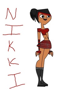  Name:Nikki Jones Age:17 Eye color:Black Hair color:Black and red Personality:Nikki is a badass but also has soft spots. She loves to just sit down and play her gitara and draw. he loves animals, she has one cat and two dogs. Y: Because you are so cute and i think you would like me too. Pic: