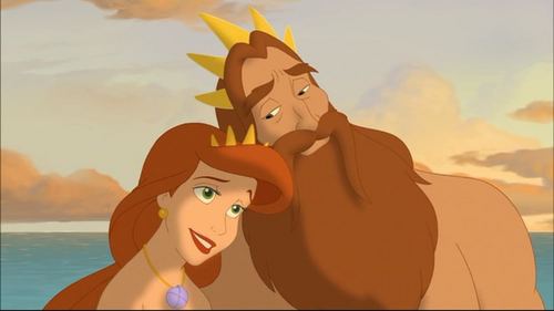 King Triton and Queen Athena ( Ariel's Parents, Eric's In Laws, and Melody's Grandparents)