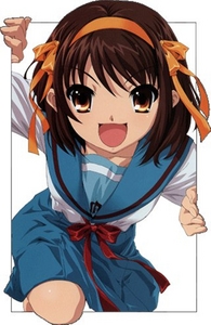  how about haruhi from the Аниме the meloncholy of haruhi suzimiya i know, i know this Аниме character is overly use for cosplay,but what the heck,i have only seen few cosplayer who actually look good in her outfit but according to your Описание about your self,well i can probably tell that her costume или outfit,will look good on Ты i hope Ты like it though.