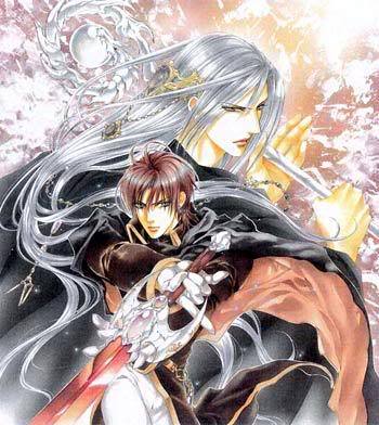  Crimson Spell, it's Fantasy Yaoi goodness. I would die to this as an Anime!