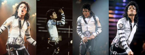  Well you could pick your paborito era, some pictures from that era, a quote or lyrics from MJ, and then put it all together. that's what I did with mine that I use on some MJ forums :] I changed the pic...