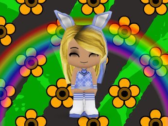  Name: Honey Buns age:16 bio:she is Buns sister and loves to be with Pepper and Cookie her two best vrienden in the world Likes: she loves to sing and be around her sister dislikes: being around Alejandro and Duncan pic:its a buddypoke