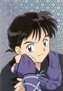 Ummm... My first Anime crush was Miroko from "Inuyasha"