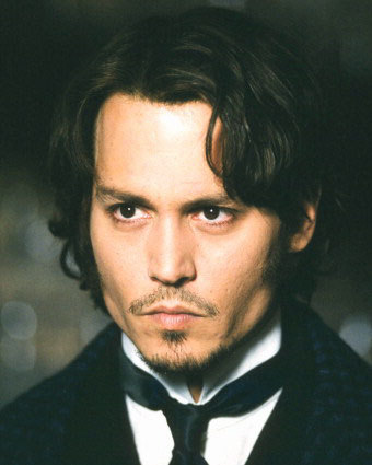  It was "From Hell". I was in my countryside house, I remember watching the movie with my cousin. I was very young, I didn't know then, who Johnny Depp was.