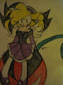 Name; Rima The hedgehog

Age; 14

Crush: Sonic The Hedgehog

Abilities: flying

Eye Color:green

Fur Color: yellow

Hair Color; yellow/black xD

Anything Else:
Hyper girl, always happy, love cookies and sometimes annoying. Love to make shipping, is it yaoi or hetero. Like Sonic, but not too bad crush to him ^^'' Everybodys friend! :D

