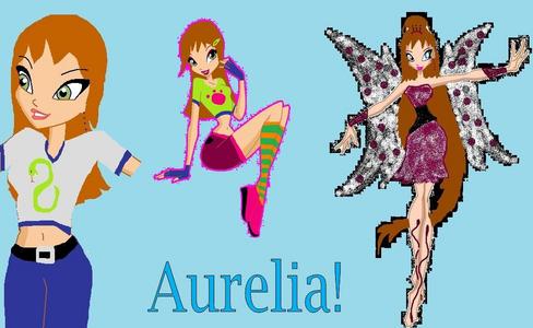  Cool idea! : ) Name: Aurelia Nickname: Relie, Aurie Age: 18 Power: Dark Magic and Dreams Transformation: Enchantix Origin: Earth Status: Normal girl Fave things: Dogs, reading, writing, dag dreaming, drawing, Earth artists: Christina Aguilera, Lady Gaga, Madonna and the Beatles. Her vrienden too. Worst things: Spiders... Family: Aline (Mom, 37) David (Dad, 41) & Liam (Brother, 10) Something else: She is obsessed with the Earth actor Alan Rickman! She would do anything to see him! Pics:
