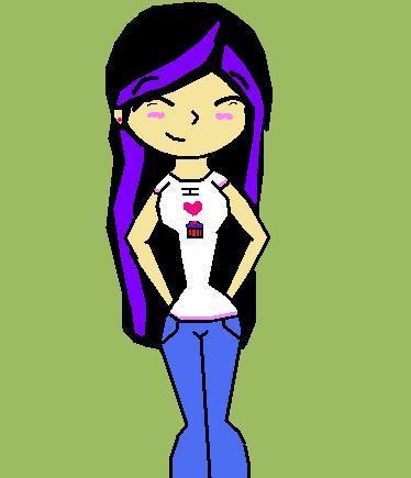  Name:Victoria Likes:Her BFFS,Playing With Her Dog Coco,Animals,Cupcakes(Read Her Shirt),And School Fav Show:Total Drama World Tour What Do You Want To Think Of:That She Will Be Come A Vet! Pic: