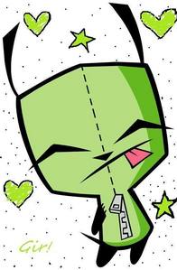  i would be GIR from invader zim o konata from lucky stella, star x)