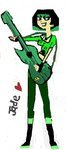 name: jade
age: 17
bio: 2 sisters and brothers works for her single mom after her dad died in a fire by playin in a band called the skull crushers 
