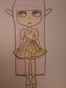  Like my blythe doll?! I drew it myself! X)