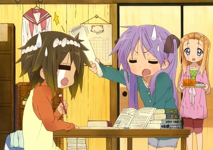  If I were in Lucky Star,I will be Kagami's best friend cause she don't have many friends,right? I also want to be in the same class as Kagami :D