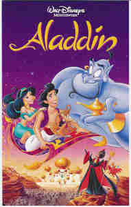  once maybe,Aladdin the movie(animated the movie) but i Amore it.