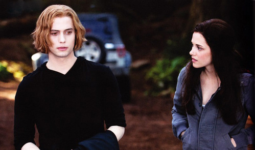  Jackson Rathbone,have Everything + he is really Funny. Kristen Stewart if i should say a girl too:). i dont find a other picture of them together.