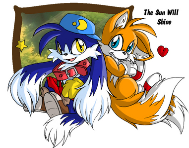  I'm a fan of Tails but not the biggest. I am a più of fan of Blinx and Klonoa. Blinx is a time controling cat who belongs to Artoon and Klonoa is a cat with long ears who belongs to Namco (notice the pac-man on his hat) who can control the power of wind. Klonoa looks like a Sonic charater. (notice the eyes) He uses his long ears to fly, remember Tails has two big tails to fly. ^^