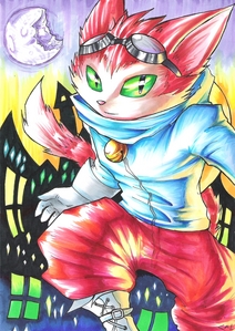  I just think he's cool. I luv Blinx more...I have a addiction to old gaming charaters... I don't think he would want a gazillion bunch of fangirls following him either...in summery, I am NOT the biggest Shadow Фан out there. :)