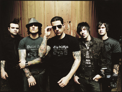  Synster Gates (2nd), M. Shadows (3rd), Zacky Vengeance (4th) and Jimmy (5th) from Avenged Sevenfold honestly, Zacky's the hottest