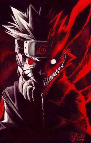  i will be ryuu ee-key-ma-chi and will be नारूटो half brother can't be nine tails unless were both in nine tail state