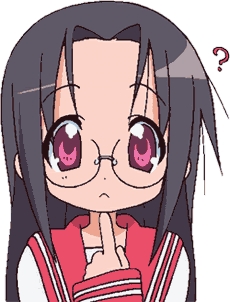 Hiyori Tamura from lucky star i mean i am a huge nerd and i  draw anime all the time and i act like her too! we even look alike only my glasses are red and my hair is shorter and shaggier and my eye color is brown