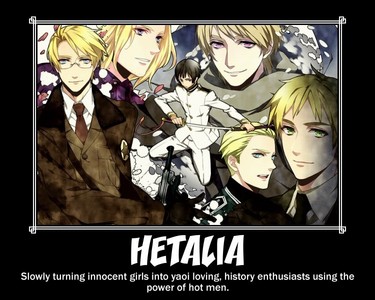  The anime Hetalia. :3