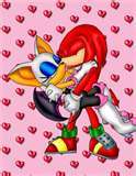 im torn um rouge yeah rouge julie su is so old school hes had her a long time ago time to go to rouge that what i think so ha julie su but to make you cheer up ill put i pic of u and kux and one of rouge and knux sound good ( i know she isnt real wish they all were )