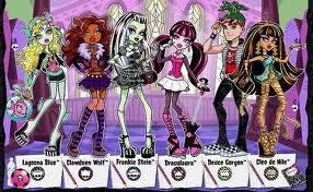 how about a picture of all the monster high charecters except cleo and deauce