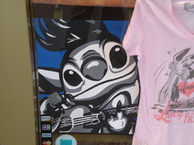 lilo & stich... took picture from a store front while i was in oahu, hawaii...