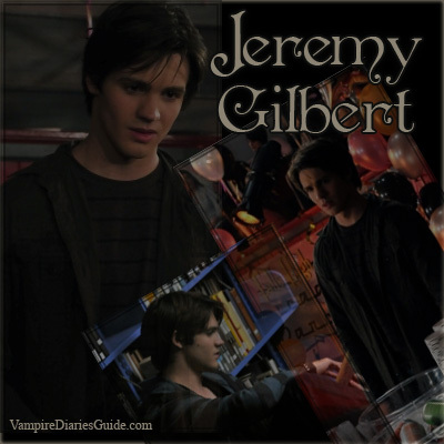  jeremy is only in the TV series, in the libros elena has a younger sister who is 4 years old. the reason they had a role for jeremy is because they didn't want a little kid on the set of the vampire diaries.