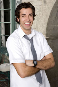 I would want to meet either A-Rick Riordan B-Zachary Levi (below)