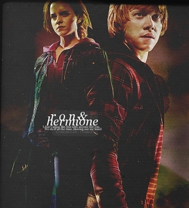  [b]Ron & Hermione.[/b] Because opposites attract ♥