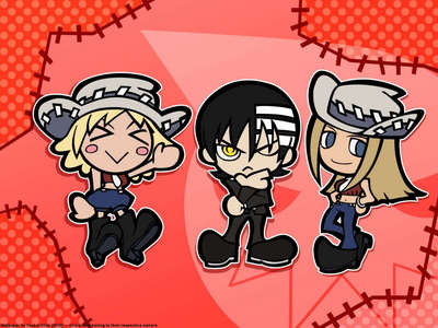  I have mine set to a slideshow, but my favorito! is the Death the Kid, Liz, and Patti chibis :3