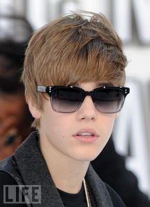  justin bieber with sunglasses on. xD