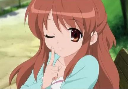 an shy anime character lol like mikuru asahina