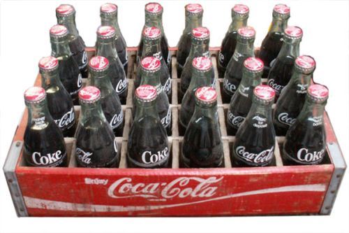  happy birthday here... * holds out a huge pack of coca cola *