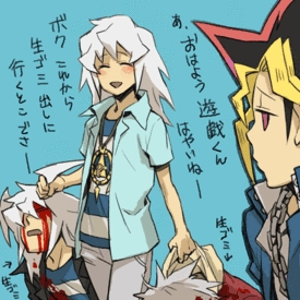  it would have to be .... ryou bakura 或者 yugi from yugioh
