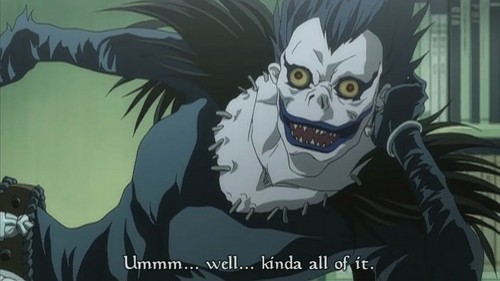  Would Ryuk count? When i was a kid, a always wanted an imaginary friend (never got around to thinking one up myself)