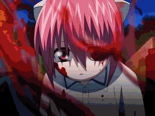  Kaede of Elfen Lied. Her past was horrible, and if she maybe had a childhood friend that could be with her, her life would maybe change. Due to that I feel very sad about her, and I think that I could be her childhood friend. Also, I've always wanted to have a Diclonius as a childhood friend. 8D [The following picture might scare people, due to the amount of blood and the creepy child in the picture. Look at your own risk.]