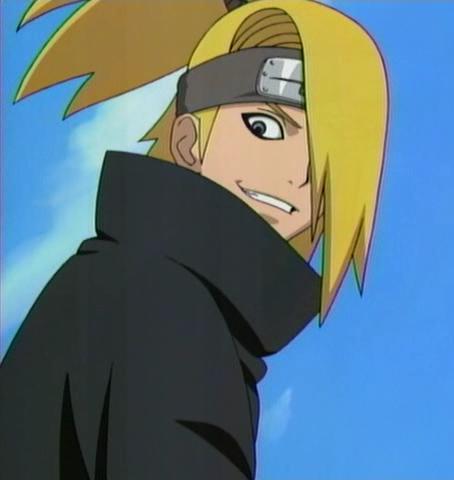  deidara....we're alike in ways plus i pag-ibig art to the fulliest and his art is really cool 2 ^^ well its between him and envy they're so cool i wonder if i can have both as childhood mga kaibigan ^_^