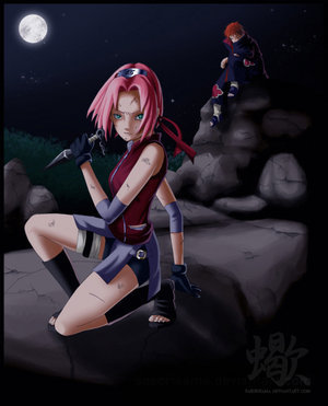  sakura. i'd l’amour to talk to her and she is cool in shippuden