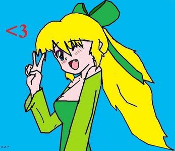  Thats a really good drawing. ^^ Well my best is drawn out on paper.. But I can't mostrar tu because I don't have a scanner o anything to get it on my laptop.. So, here is the best drawing I've done on Paint..