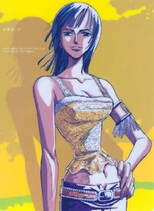  Nico Robin! She is mysterious but beautiful both in looks and inside. Although she is kind of quiet person, she certainly got an interesting character! 下一个 is Roronoa Zoro, Doflamingo, 蟒蛇, 宝儿 Hancock and Aokiji.