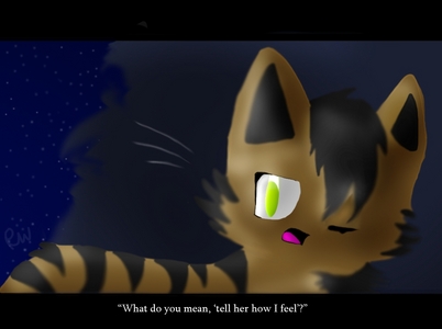  FINALLY a good vraag I can answer!!! I'm dying to toon u ^^ I draw with a tablet, so I luff it. Here! A fake screenshot I drew for my story on dA :D http://puffedwarrior.deviantart.com/
