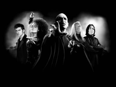  well mybe anda are going to say that I'm crazy but I cinta Death Eaters, (don't ask why I just cinta them) so I would be with Voldemort. I would be someone like Bellatrix, I think she is really cool, and of course I would be in Slytherin :)