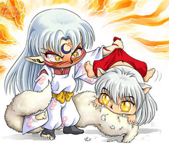 I guess sesshomaru is the popular one in this question lol. So yea sesshomaru, ed elric, hmm what about itachi? I mean yes he killed off his clan but he did a lot of things for sasuke i guess. So yea sesshomaru 1 tie for 2nd for the other two. I love the pic so cute